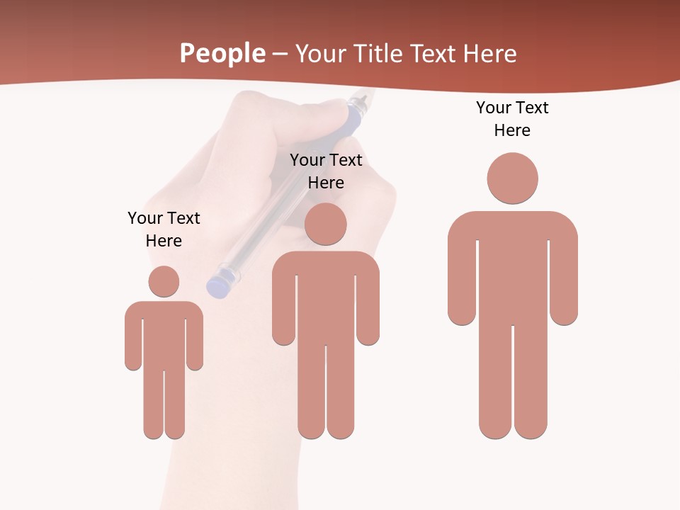 Empty Pencil Occupation PowerPoint Template