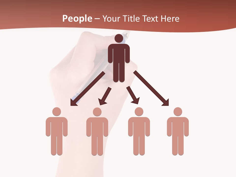 Empty Pencil Occupation PowerPoint Template