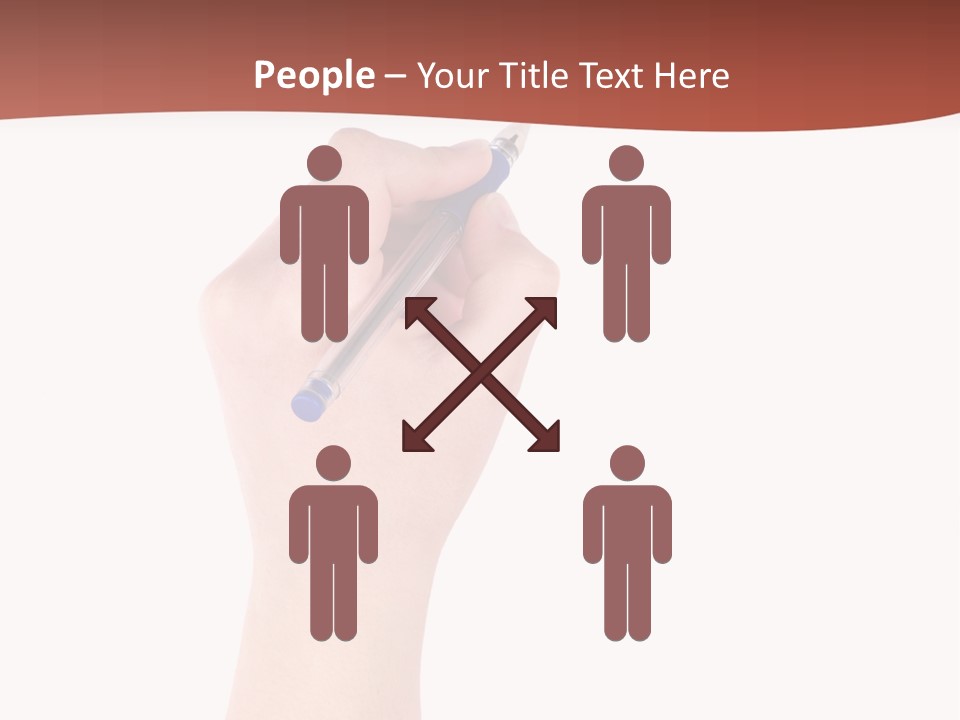 Empty Pencil Occupation PowerPoint Template