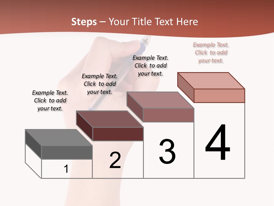 Empty Pencil Occupation PowerPoint Template