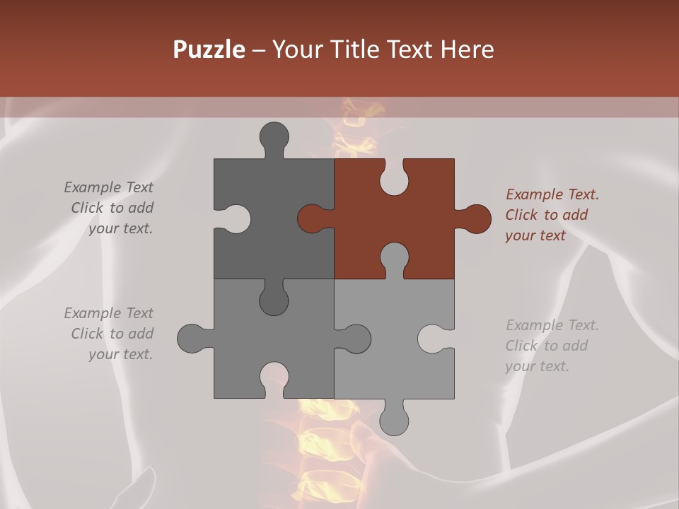 Biological Vertebra Neck PowerPoint Template