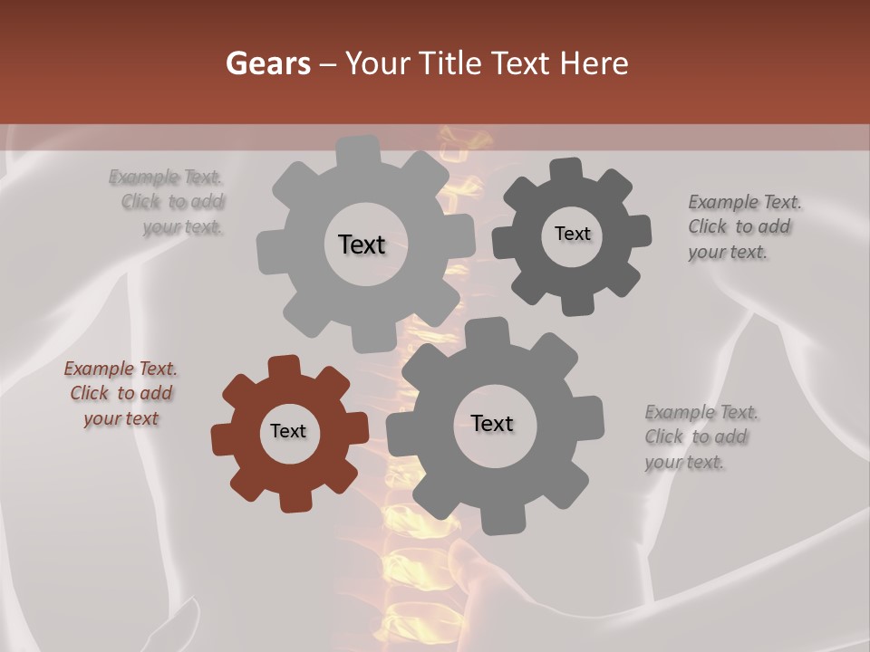 Biological Vertebra Neck PowerPoint Template