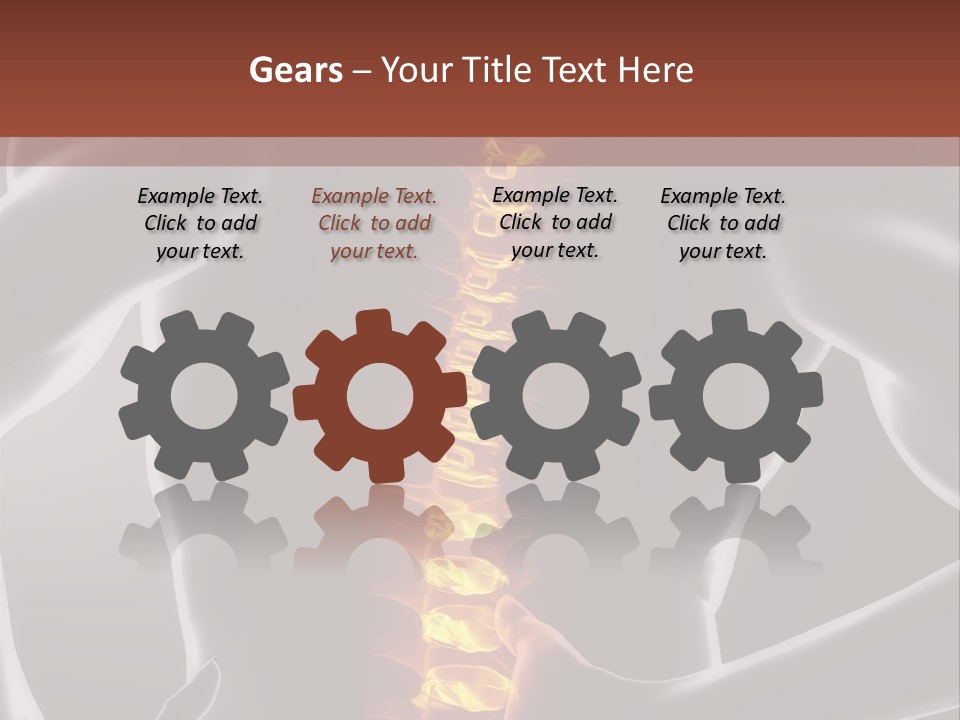 Biological Vertebra Neck PowerPoint Template