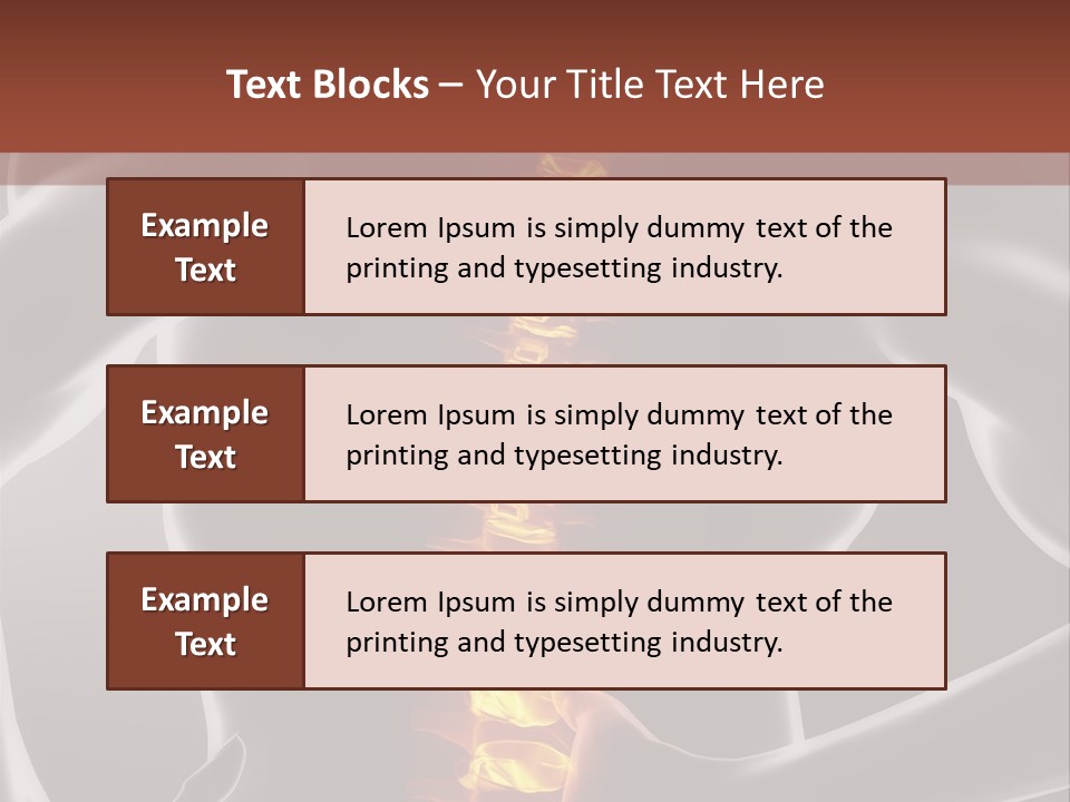 Biological Vertebra Neck PowerPoint Template