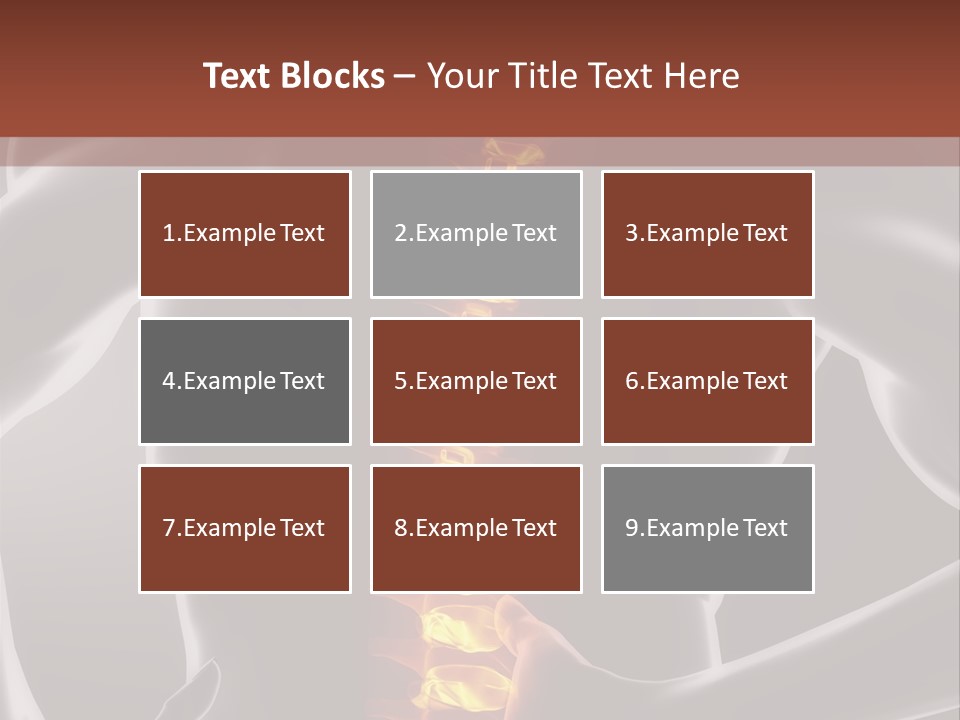 Biological Vertebra Neck PowerPoint Template