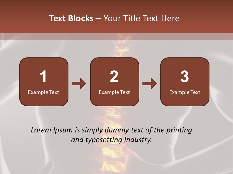 Biological Vertebra Neck PowerPoint Template