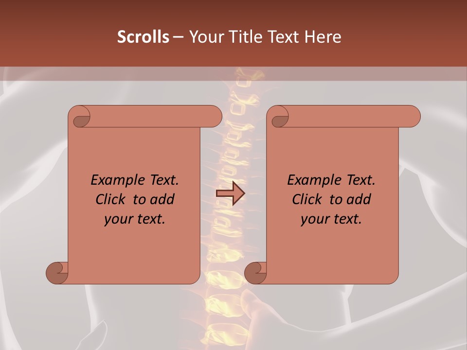 Biological Vertebra Neck PowerPoint Template