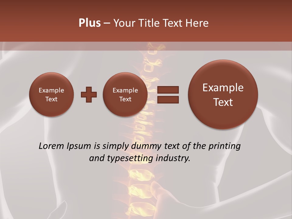 Biological Vertebra Neck PowerPoint Template