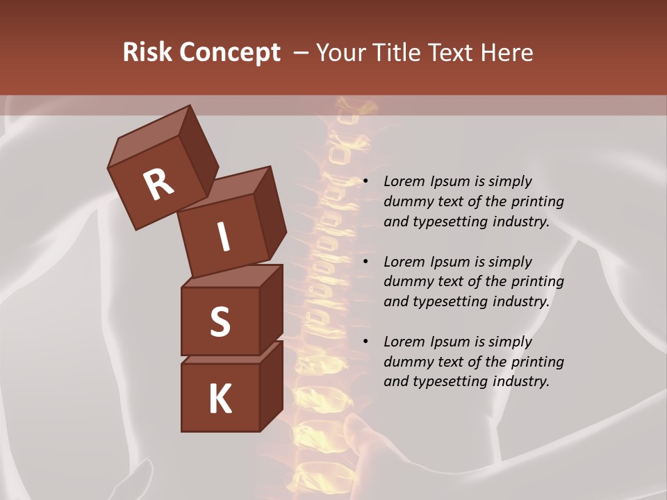 Biological Vertebra Neck PowerPoint Template