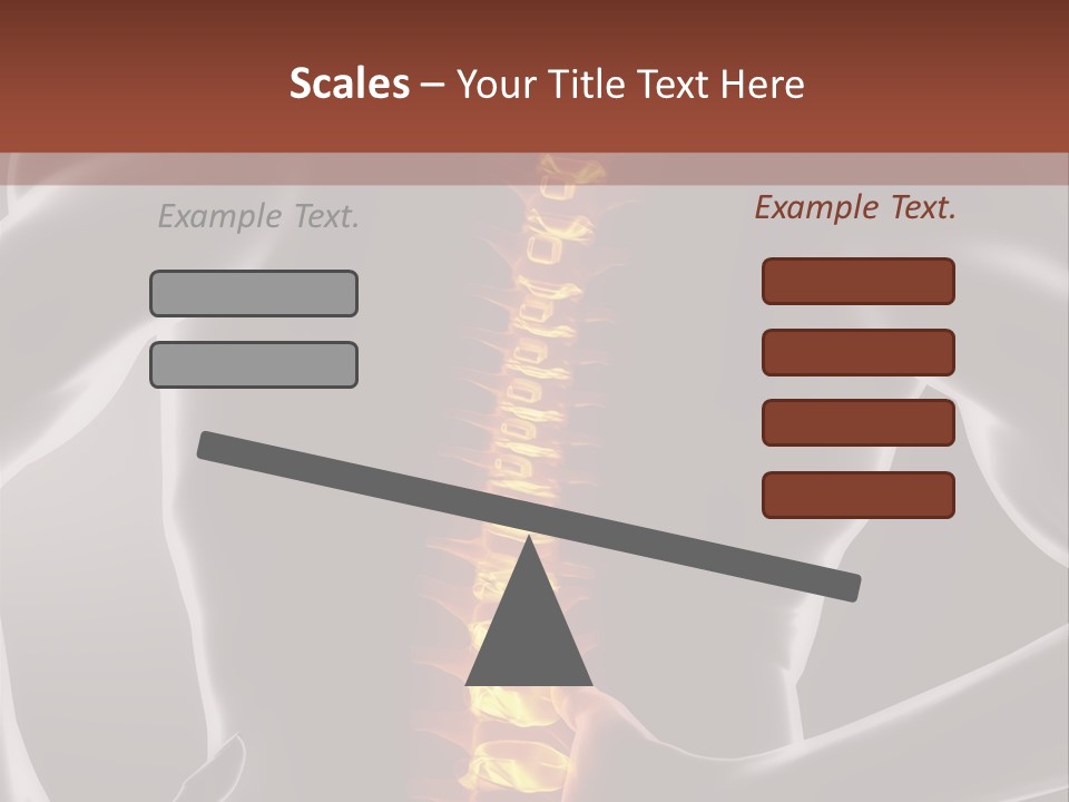 Biological Vertebra Neck PowerPoint Template