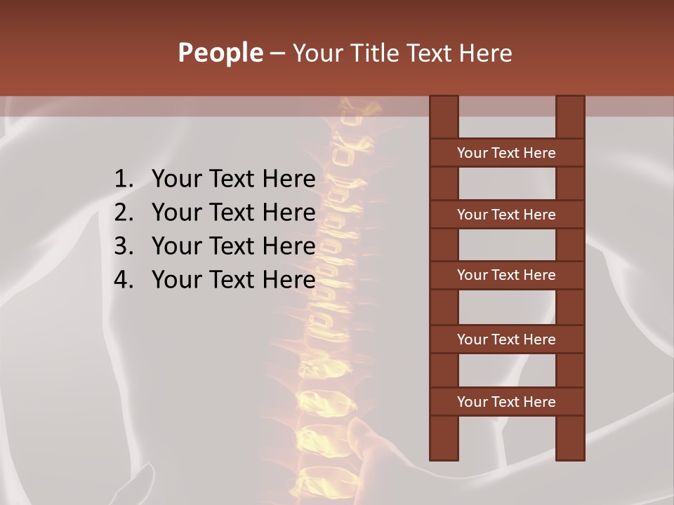 Biological Vertebra Neck PowerPoint Template