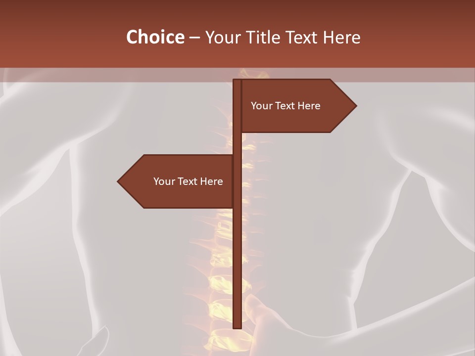 Biological Vertebra Neck PowerPoint Template