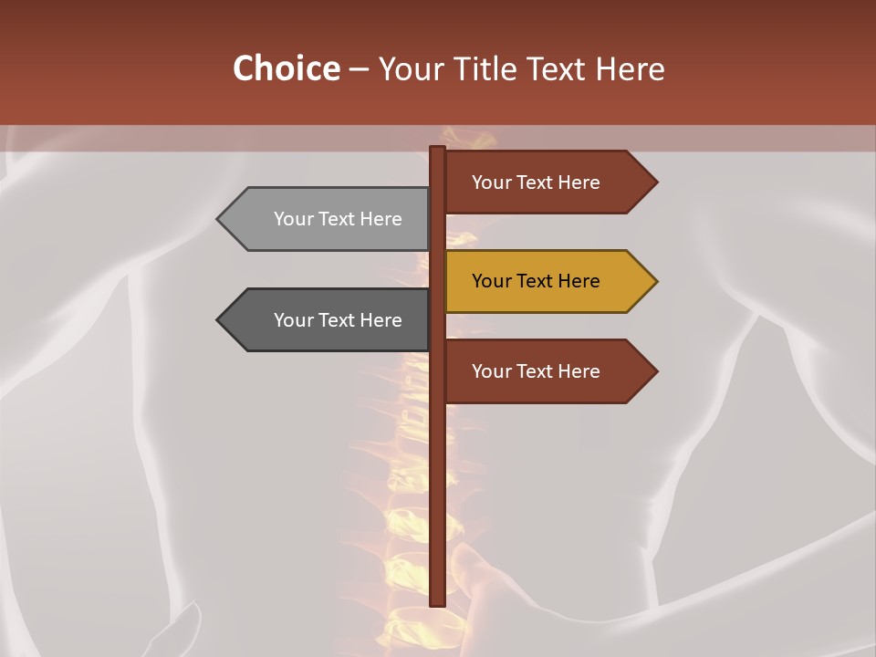 Biological Vertebra Neck PowerPoint Template