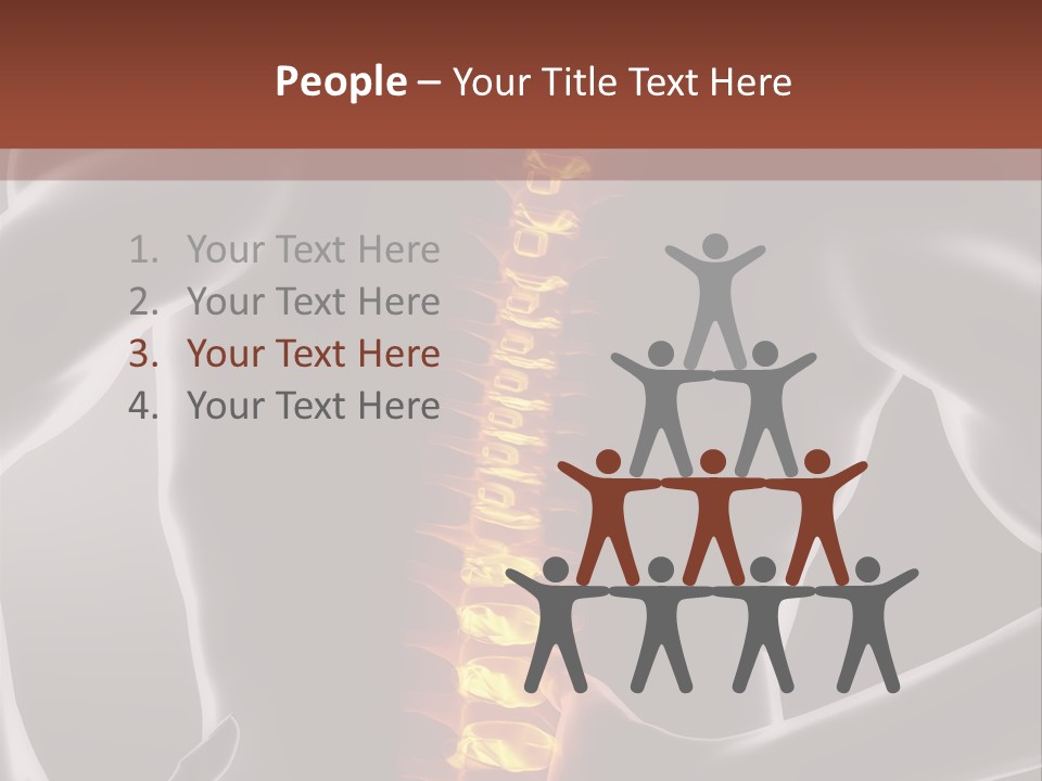 Biological Vertebra Neck PowerPoint Template