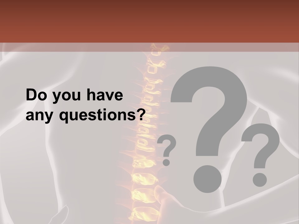 Biological Vertebra Neck PowerPoint Template