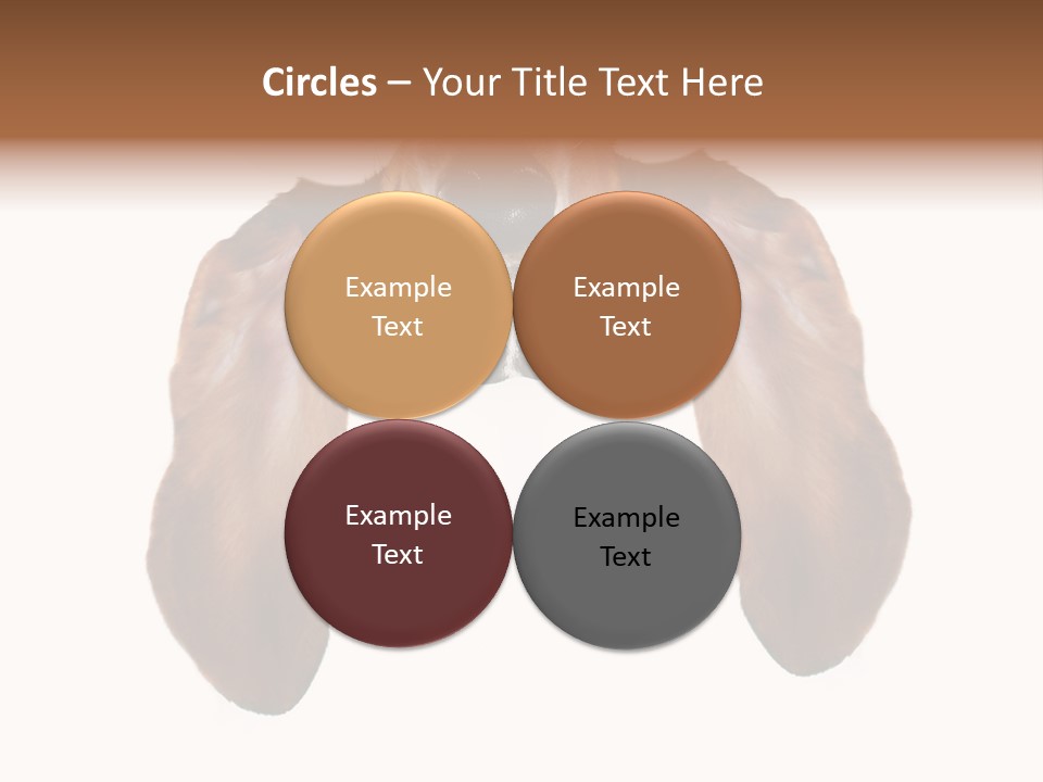 Mutt Pedigree Upside PowerPoint Template