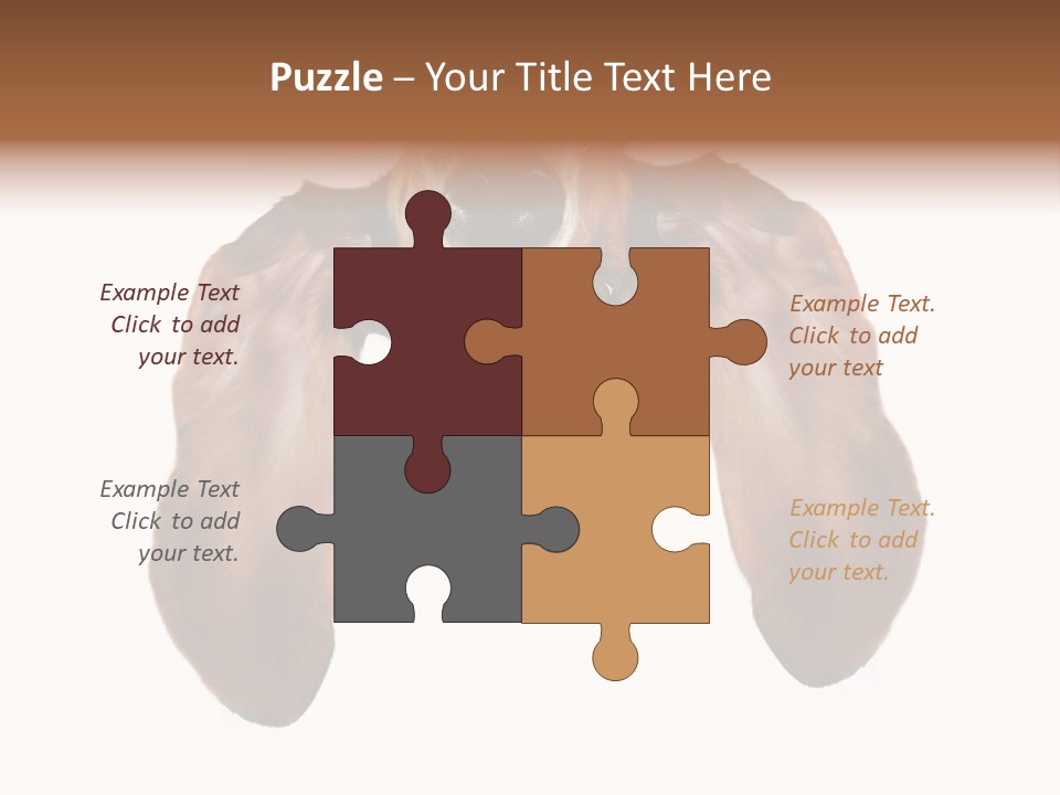 Mutt Pedigree Upside PowerPoint Template