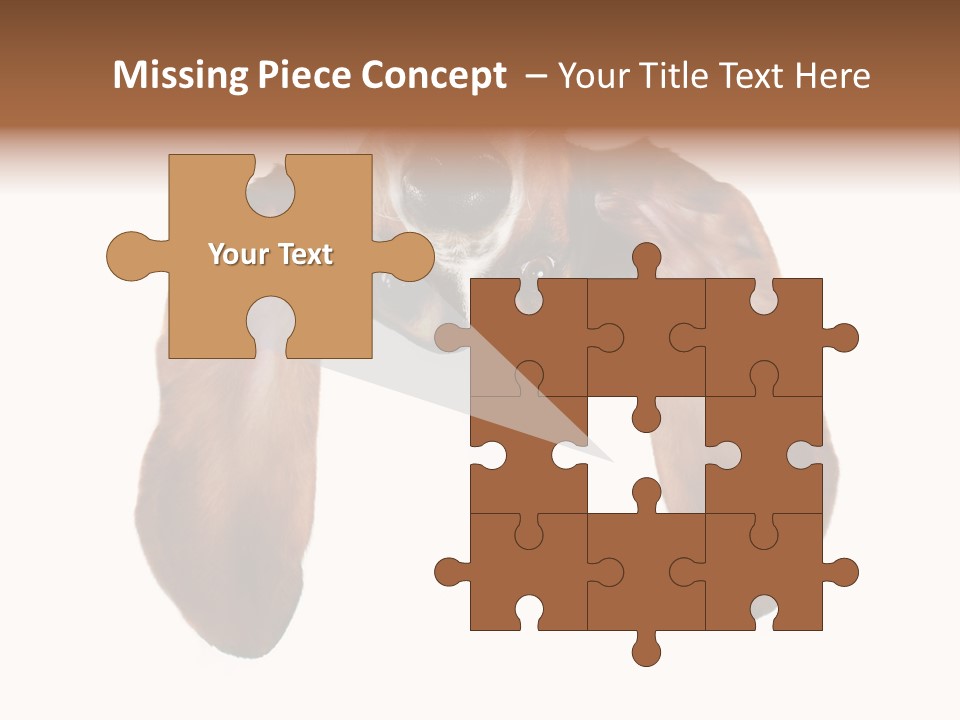 Mutt Pedigree Upside PowerPoint Template