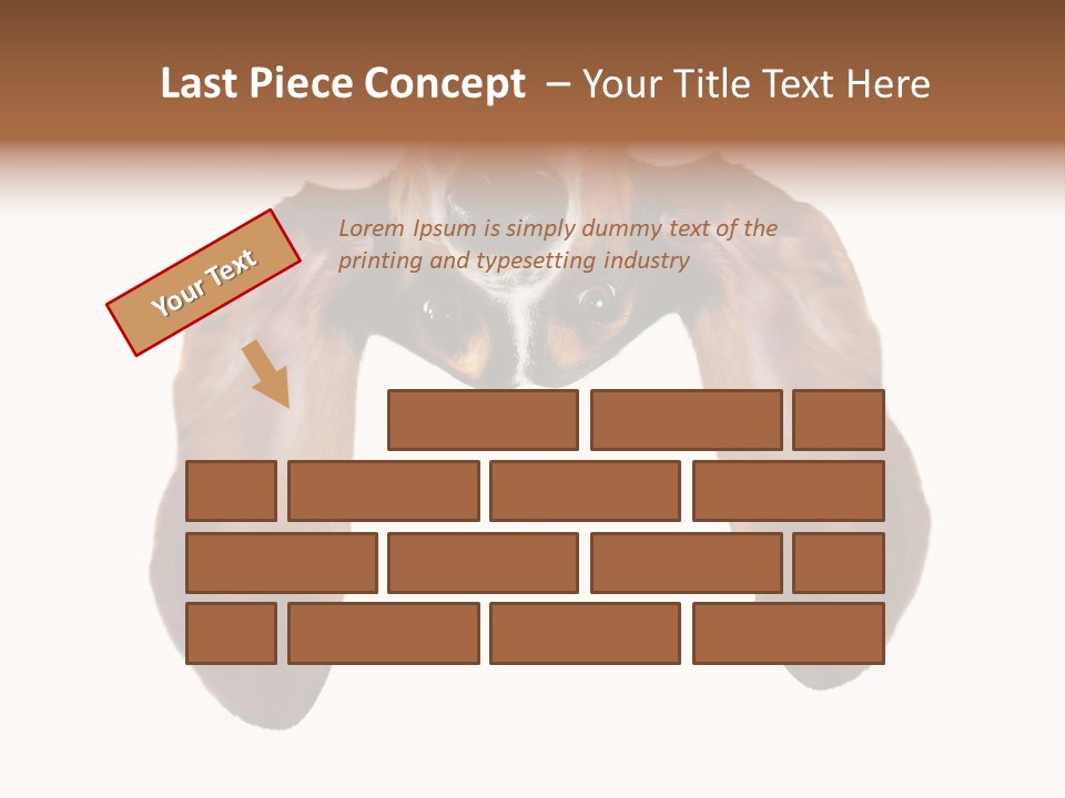 Mutt Pedigree Upside PowerPoint Template