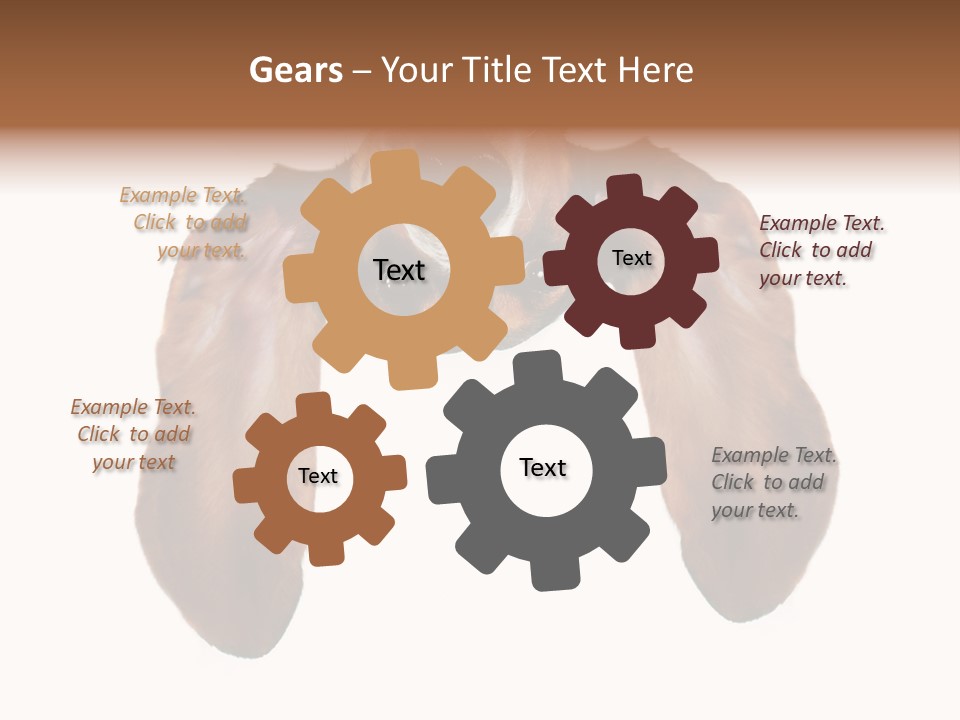 Mutt Pedigree Upside PowerPoint Template