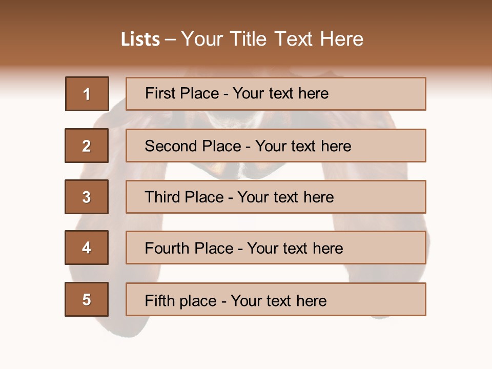 Mutt Pedigree Upside PowerPoint Template