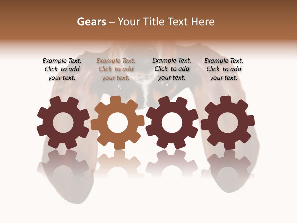 Mutt Pedigree Upside PowerPoint Template