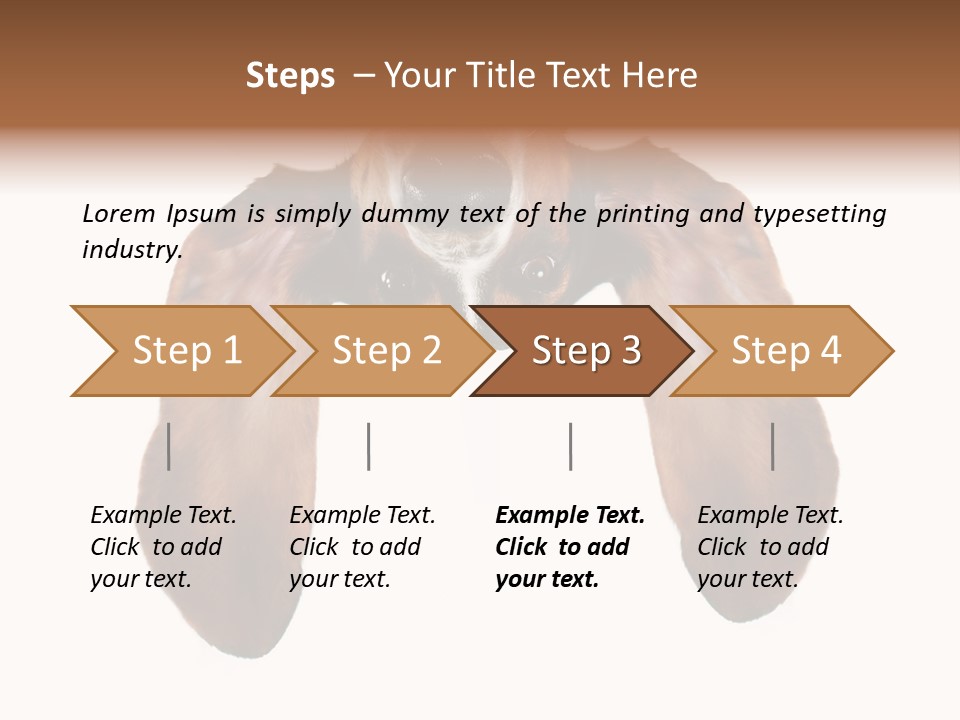 Mutt Pedigree Upside PowerPoint Template
