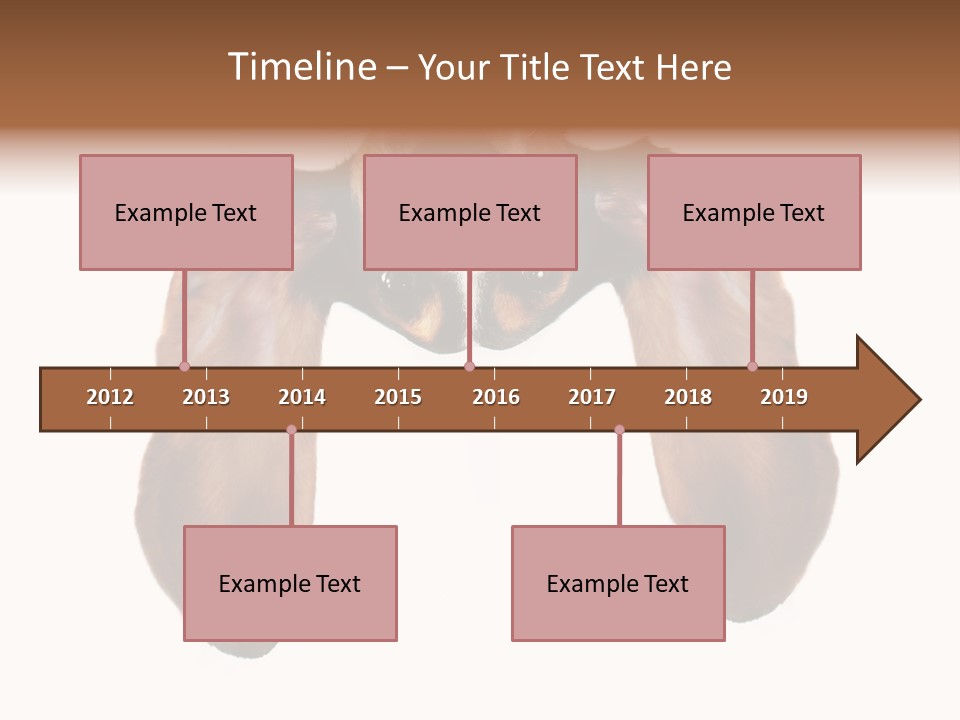 Mutt Pedigree Upside PowerPoint Template