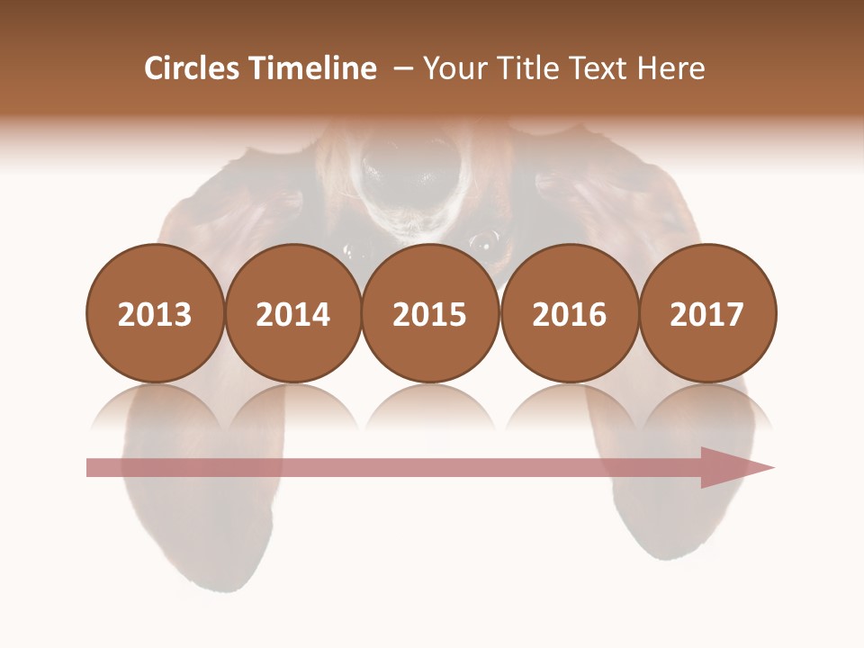 Mutt Pedigree Upside PowerPoint Template