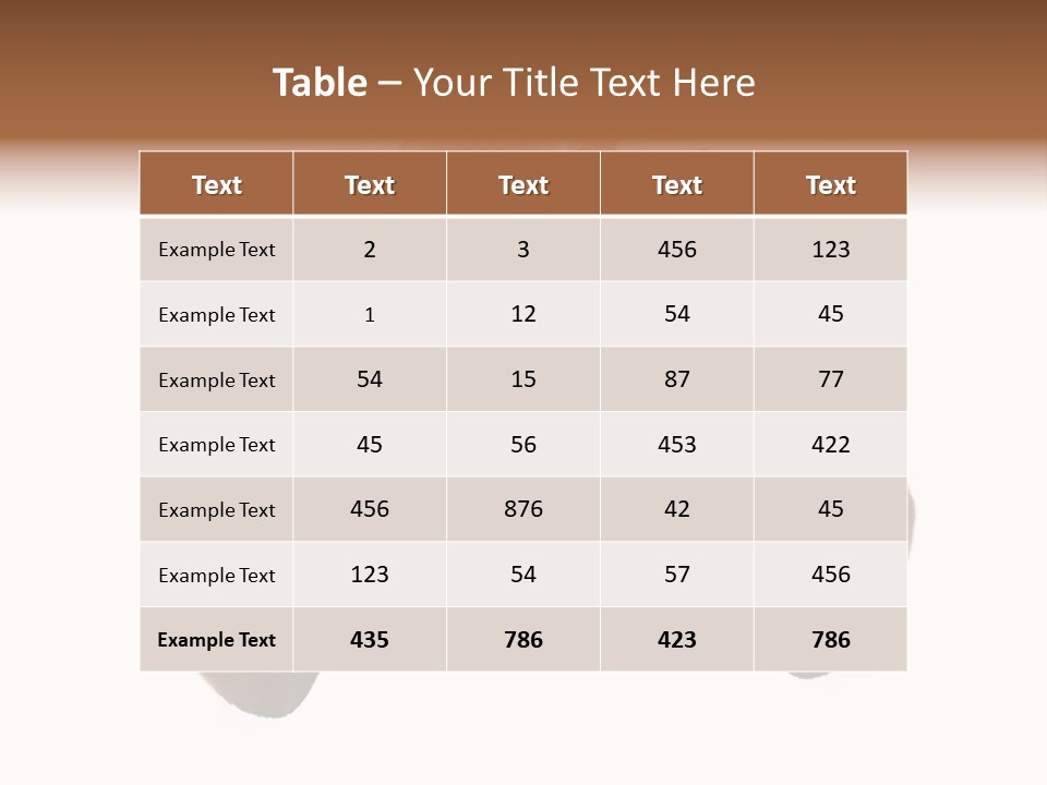 Mutt Pedigree Upside PowerPoint Template