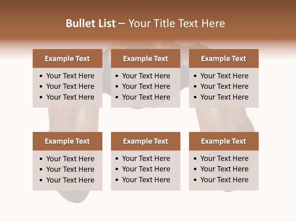 Mutt Pedigree Upside PowerPoint Template