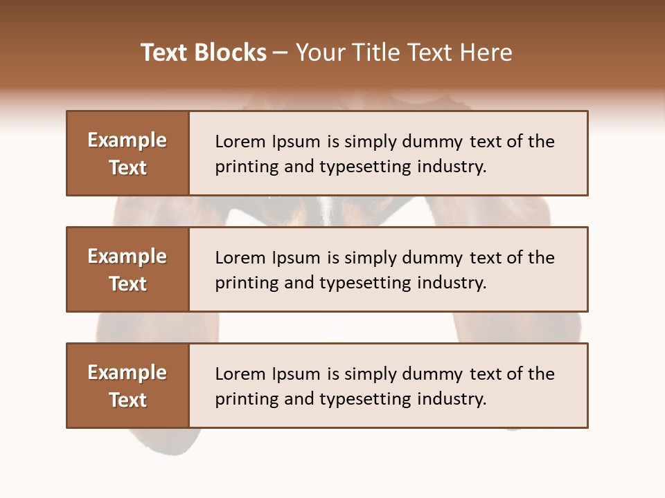 Mutt Pedigree Upside PowerPoint Template