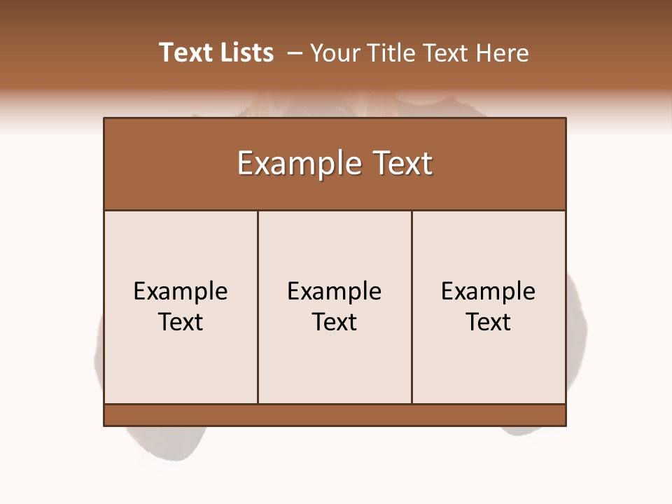 Mutt Pedigree Upside PowerPoint Template