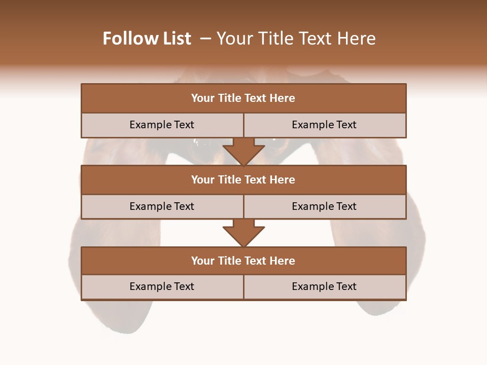 Mutt Pedigree Upside PowerPoint Template