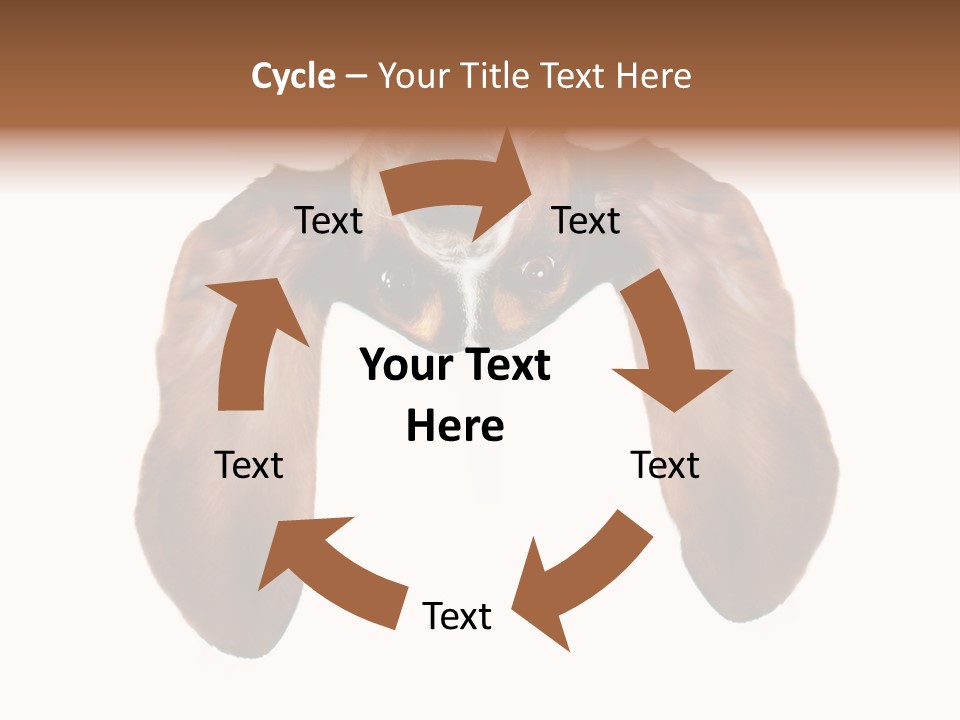 Mutt Pedigree Upside PowerPoint Template