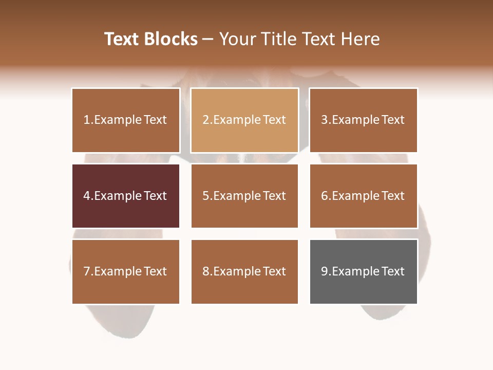 Mutt Pedigree Upside PowerPoint Template