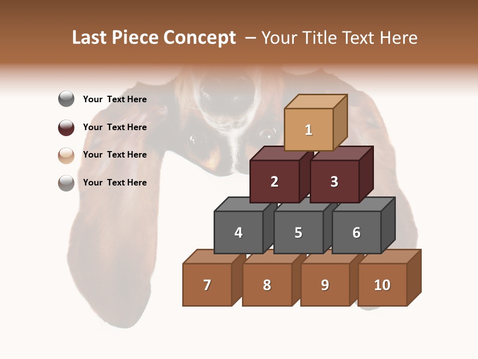 Mutt Pedigree Upside PowerPoint Template
