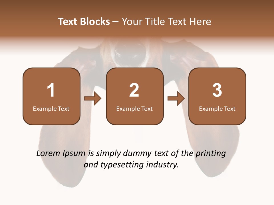 Mutt Pedigree Upside PowerPoint Template