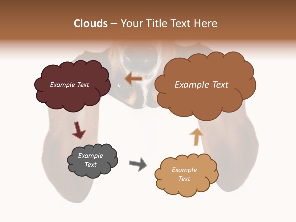 Mutt Pedigree Upside PowerPoint Template