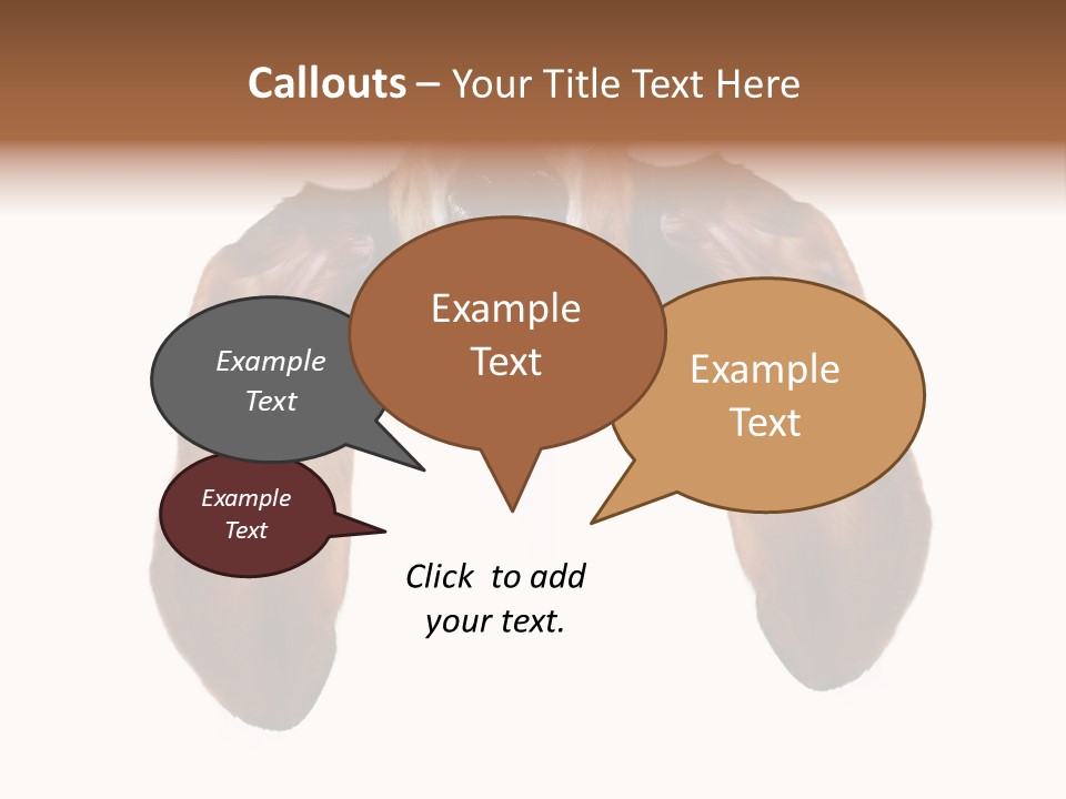Mutt Pedigree Upside PowerPoint Template