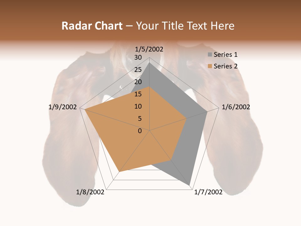 Mutt Pedigree Upside PowerPoint Template