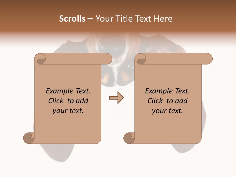 Mutt Pedigree Upside PowerPoint Template