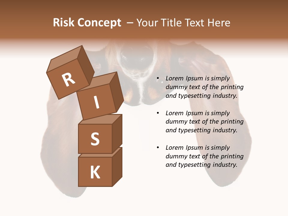 Mutt Pedigree Upside PowerPoint Template
