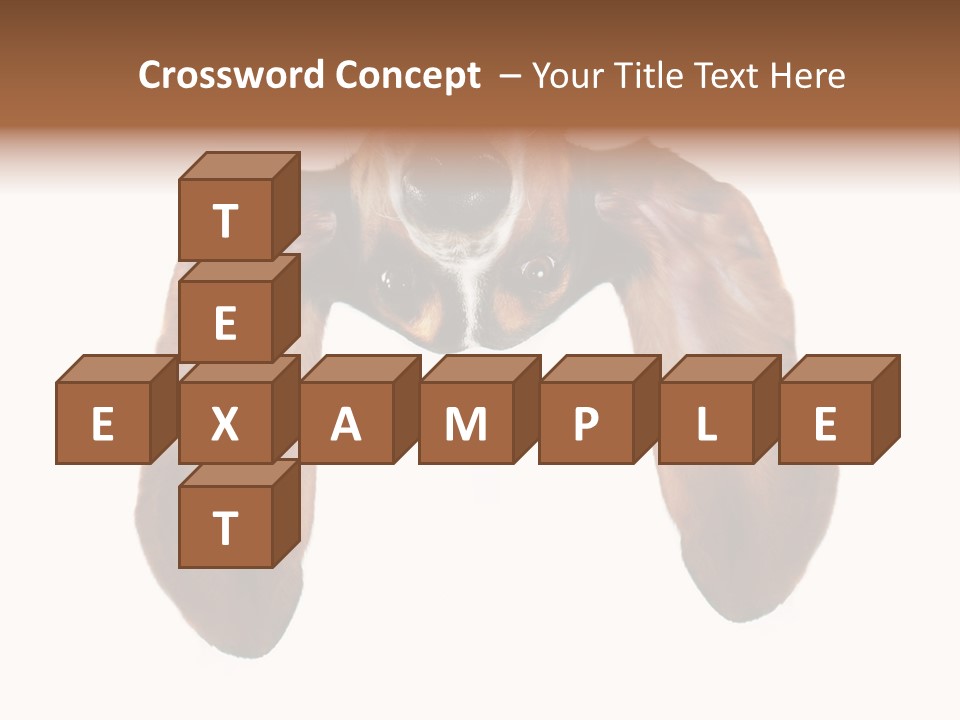 Mutt Pedigree Upside PowerPoint Template