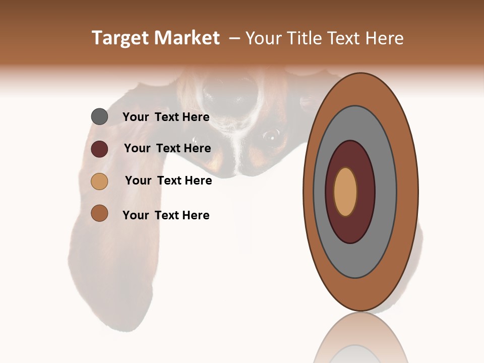 Mutt Pedigree Upside PowerPoint Template