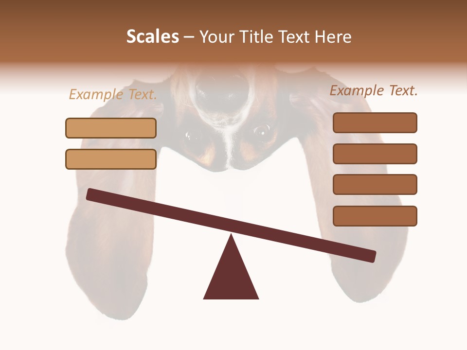 Mutt Pedigree Upside PowerPoint Template