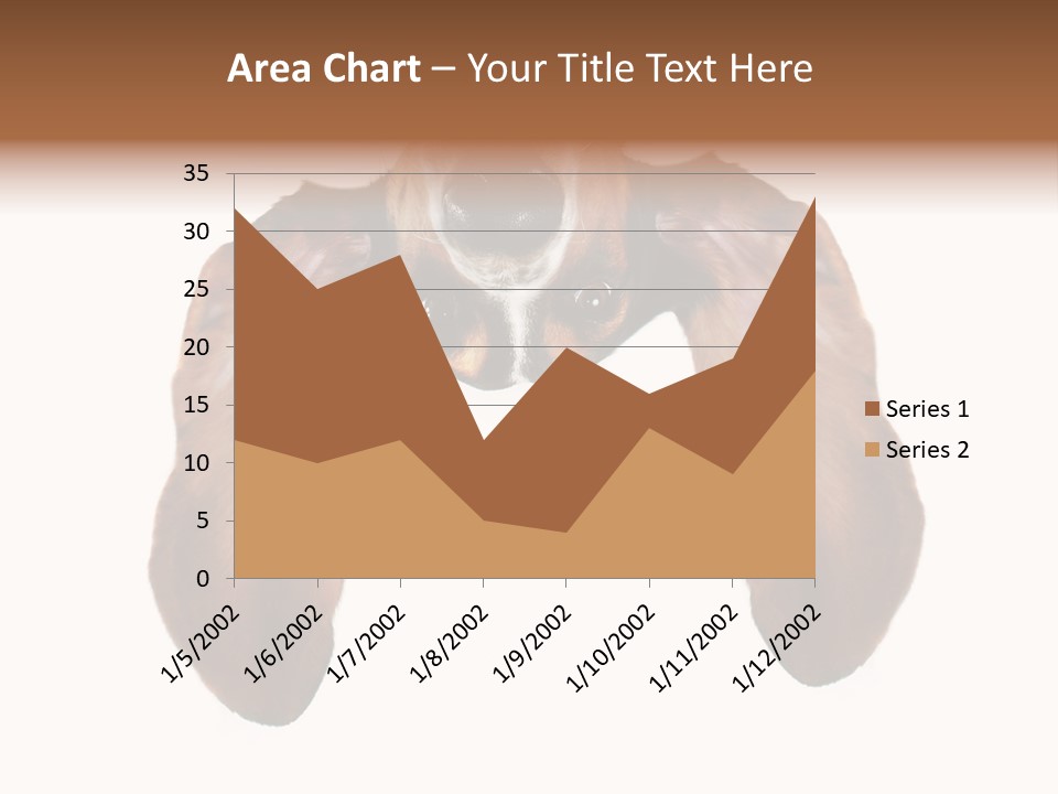 Mutt Pedigree Upside PowerPoint Template