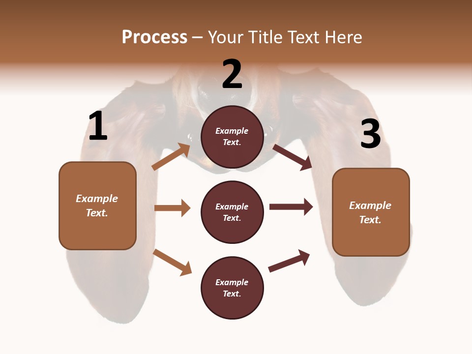 Mutt Pedigree Upside PowerPoint Template