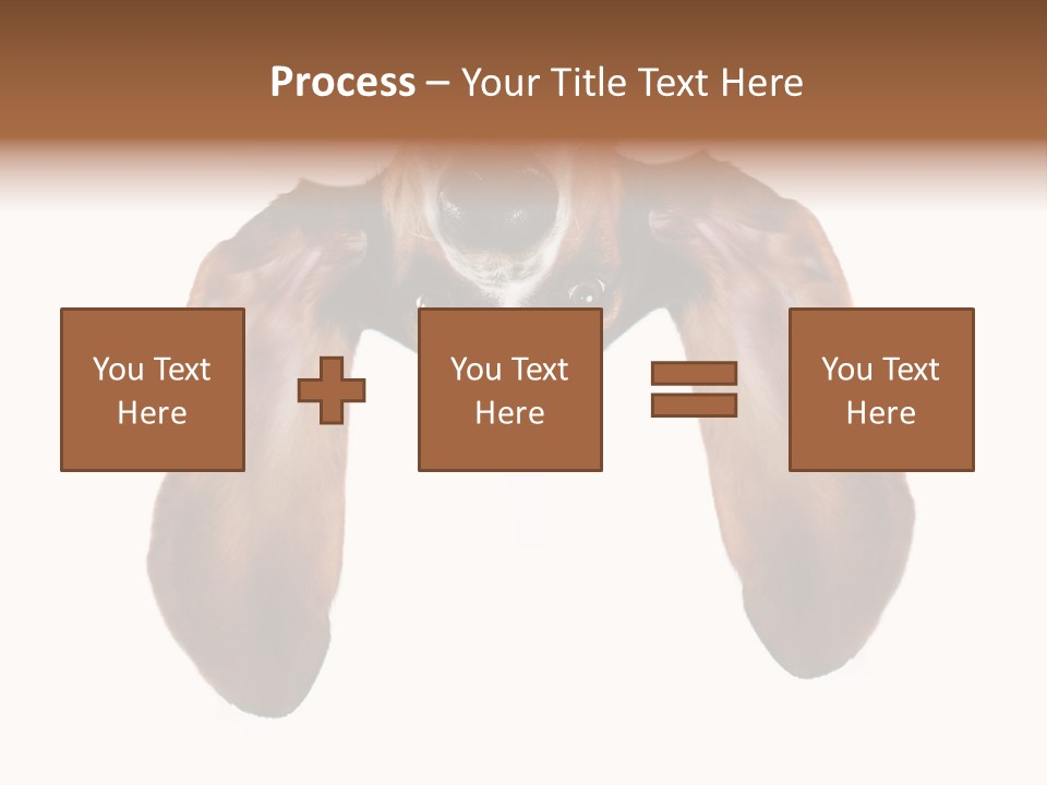 Mutt Pedigree Upside PowerPoint Template