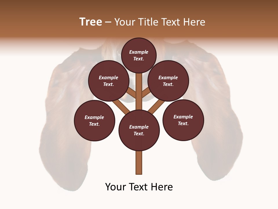 Mutt Pedigree Upside PowerPoint Template
